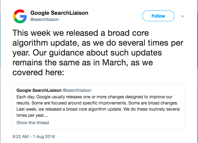 google-medic-update-tweet